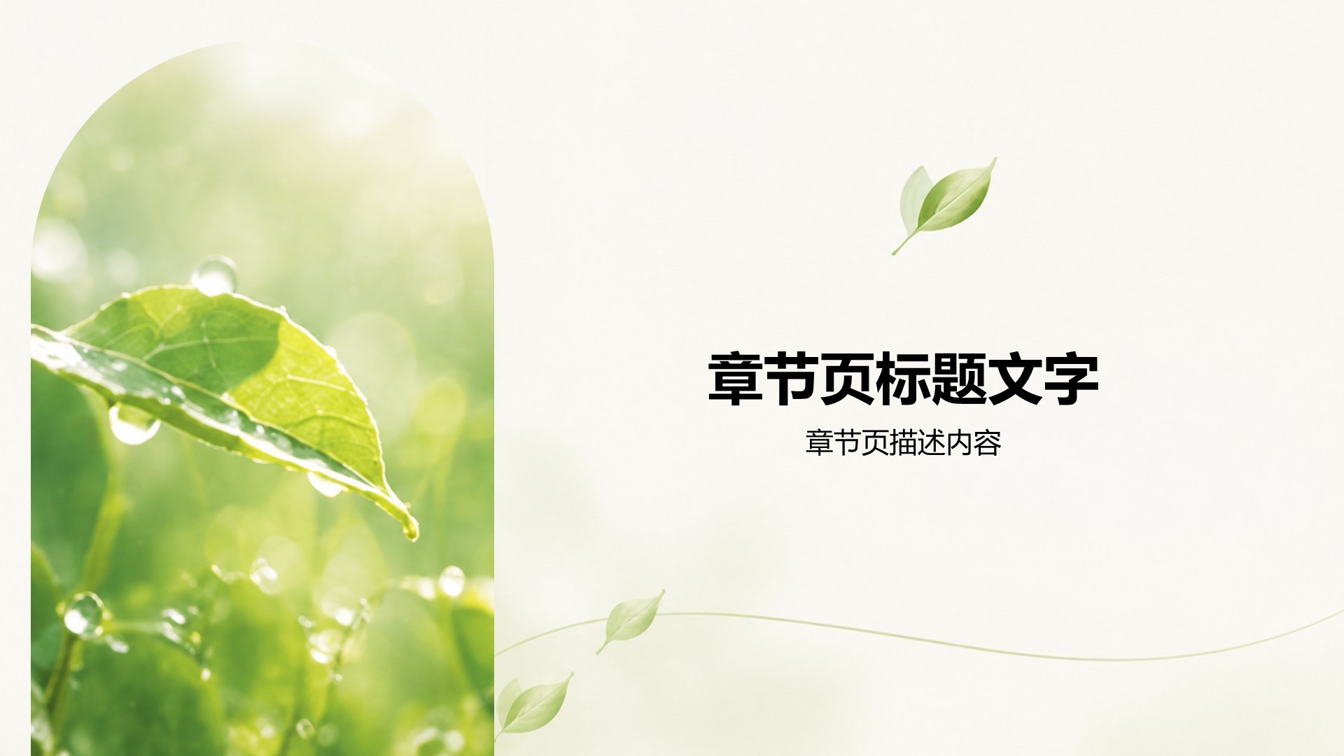 绿色简约风大学生职业生涯规划PPT