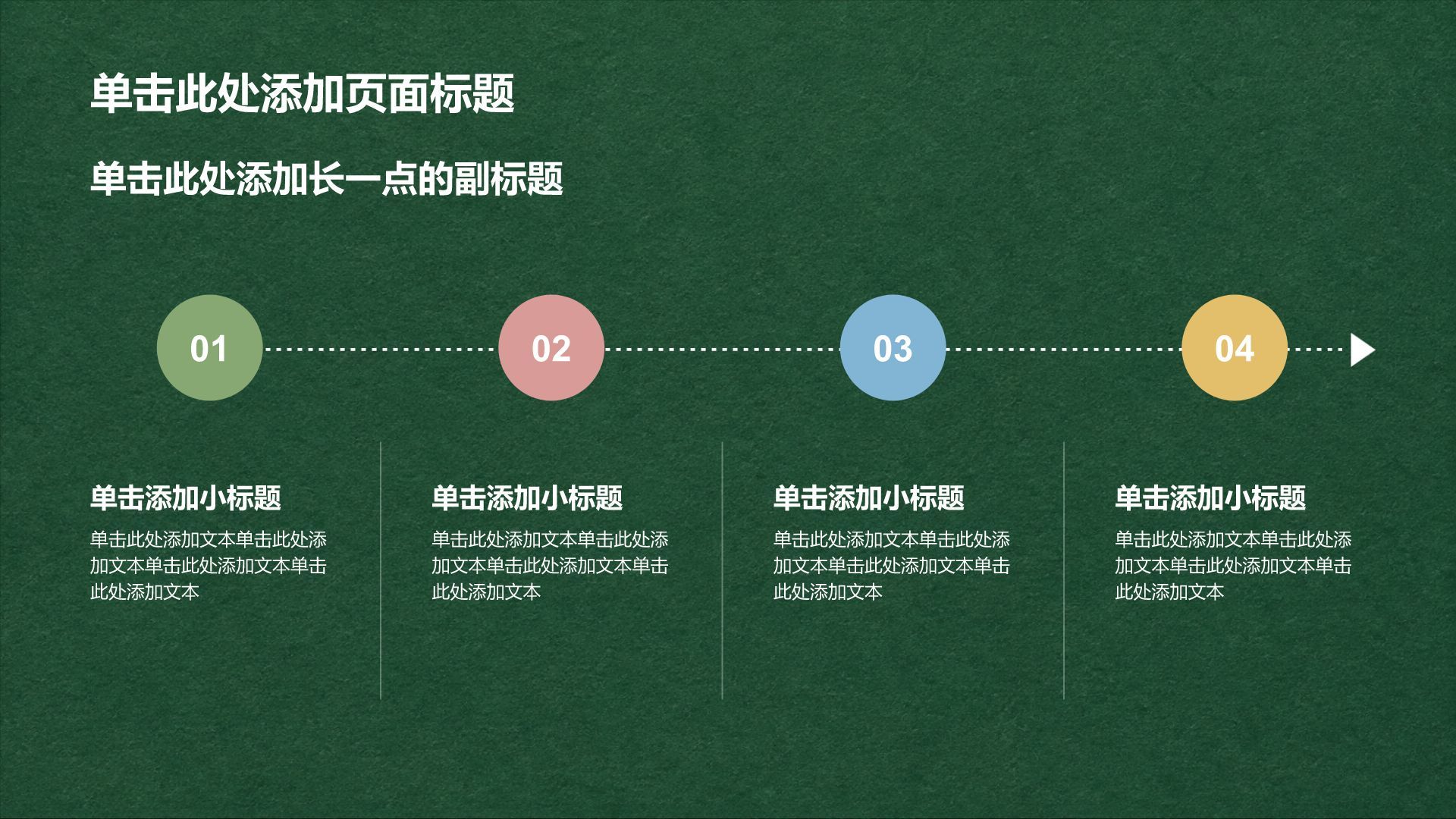 绿色扁平风方案策划项目复盘PPT模板