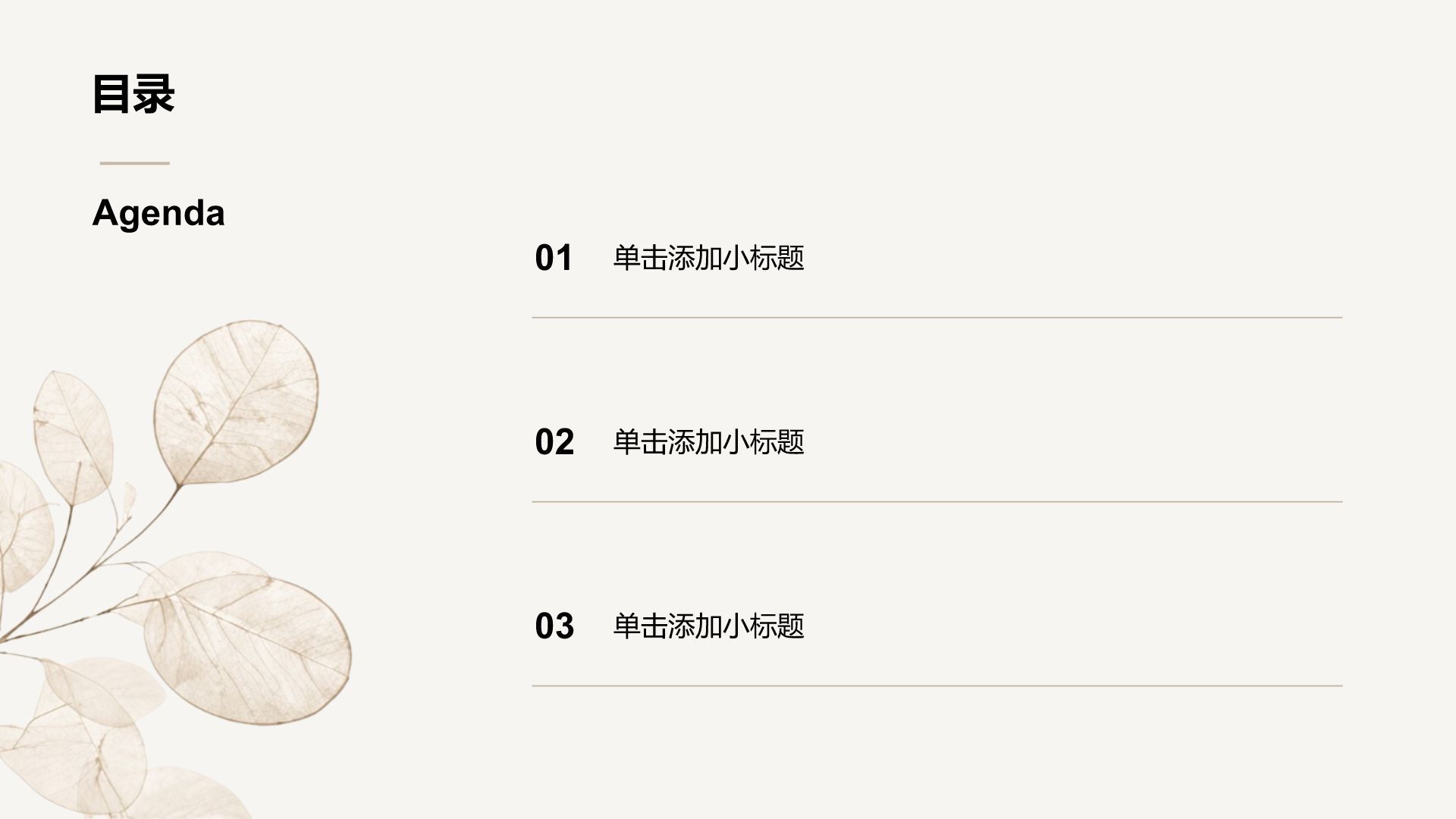 棕色简约风产品介绍PPT模板