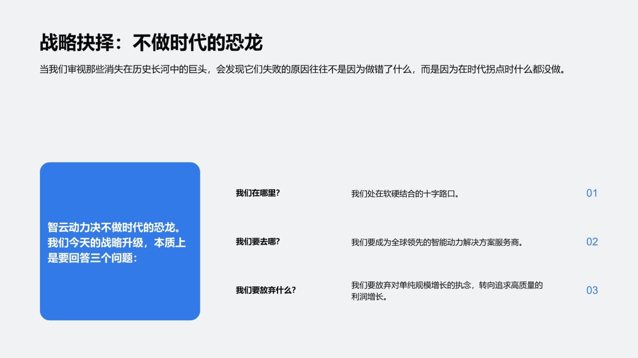 蓝色简约风云端协同 · 智驱未来PPT模板