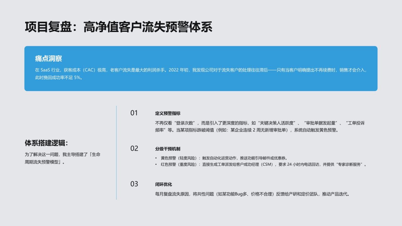 蓝色简约风互联网运营岗求职 PPT 简历PPT模板