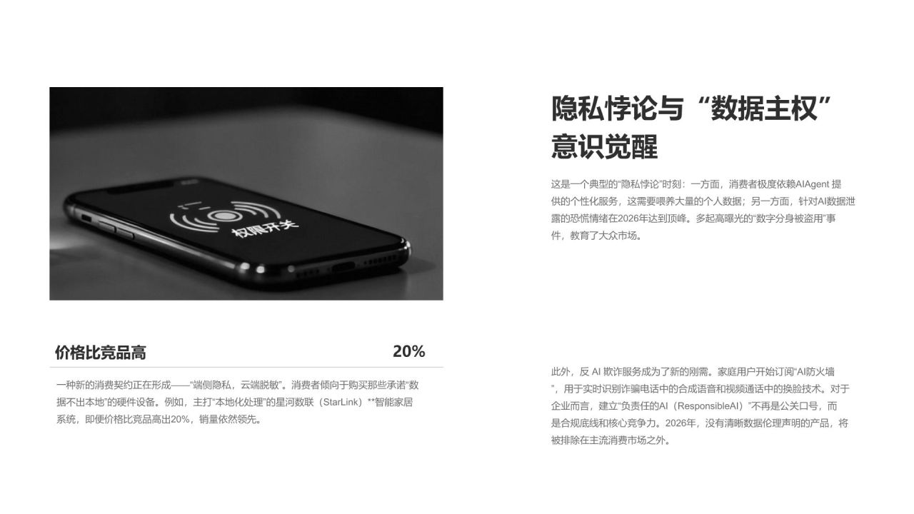 蓝色科技风AI消费趋势洞察分析PPT模板