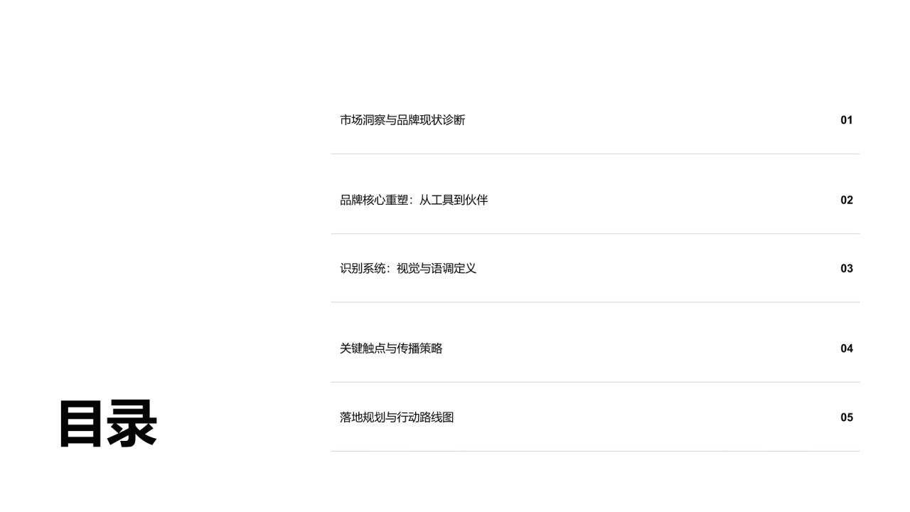 蓝色渐变风互联网科技公司品牌定位介绍PPT模板