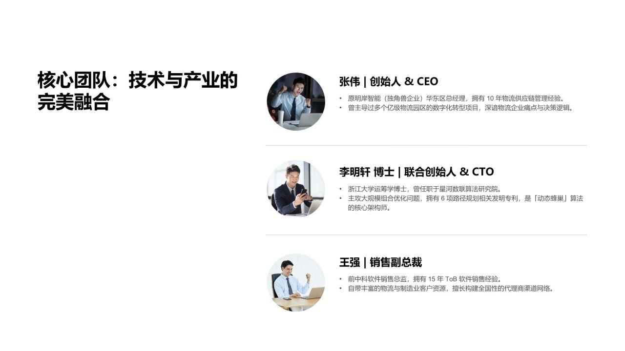 蓝色渐变风创业项目 A 轮投融资商业计划书PPT模板