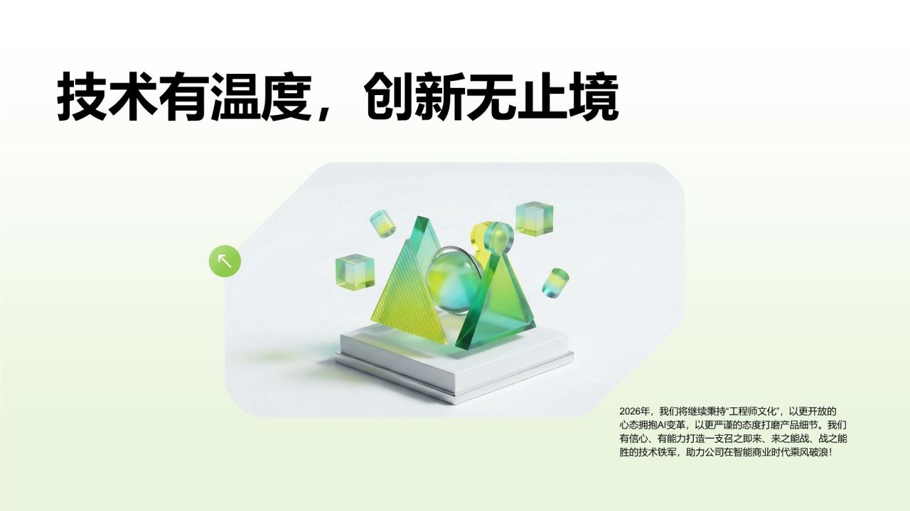 绿色简约风团队管理年度工作总结与成效回顾PPT模板