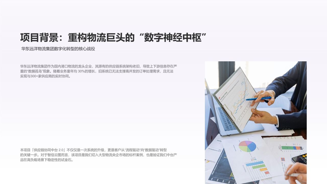 紫色3D风年度核心项目交付与复盘PPT模板
