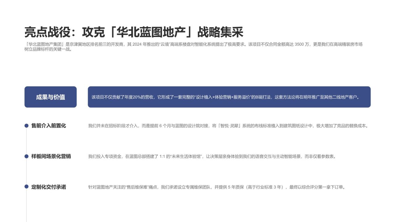 蓝色商务风市场推广项目执行情况总结PPT模板