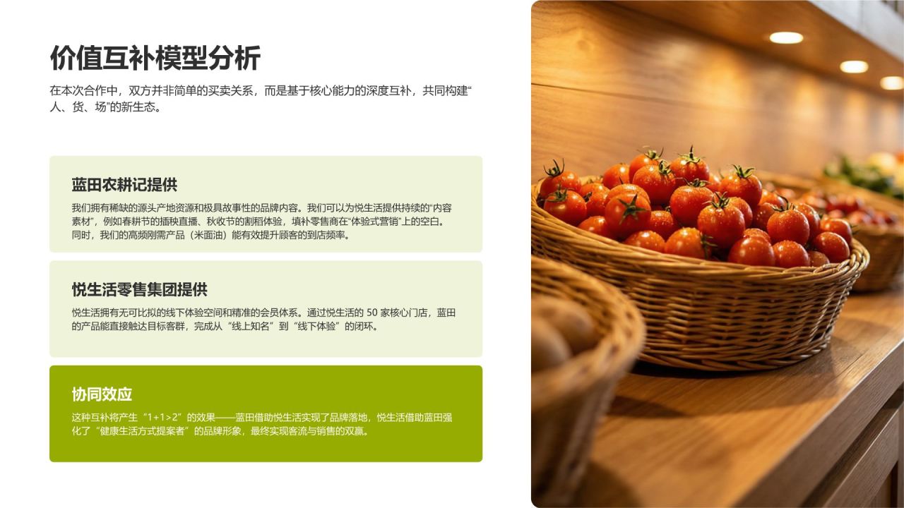 绿色商务风零售品牌战略合作提案PPT模板