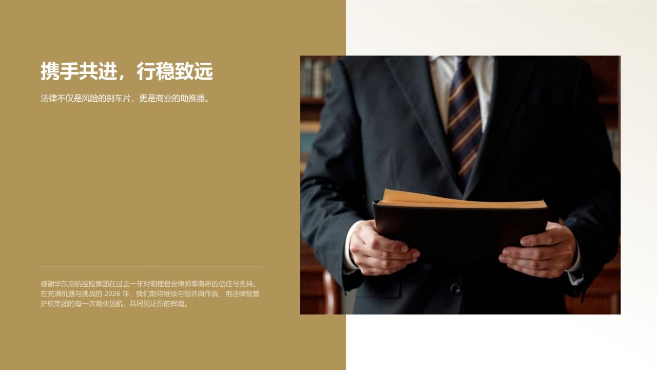 棕色商务风律所法律服务成果汇报PPT模板