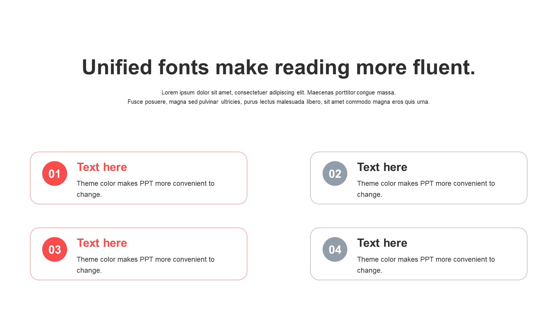 Monochrome flat 2 - item PPT list