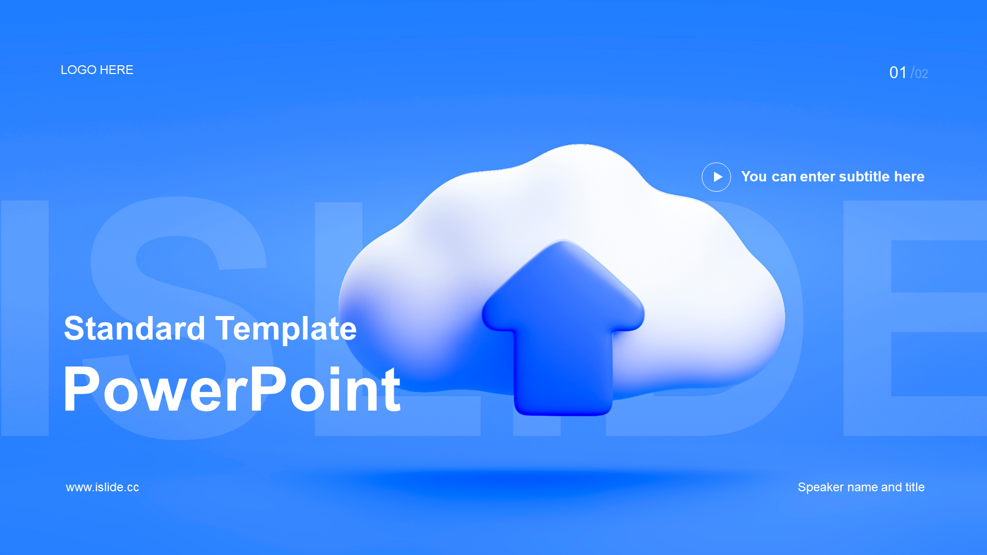 Blue creative Internet work summary PPT theme