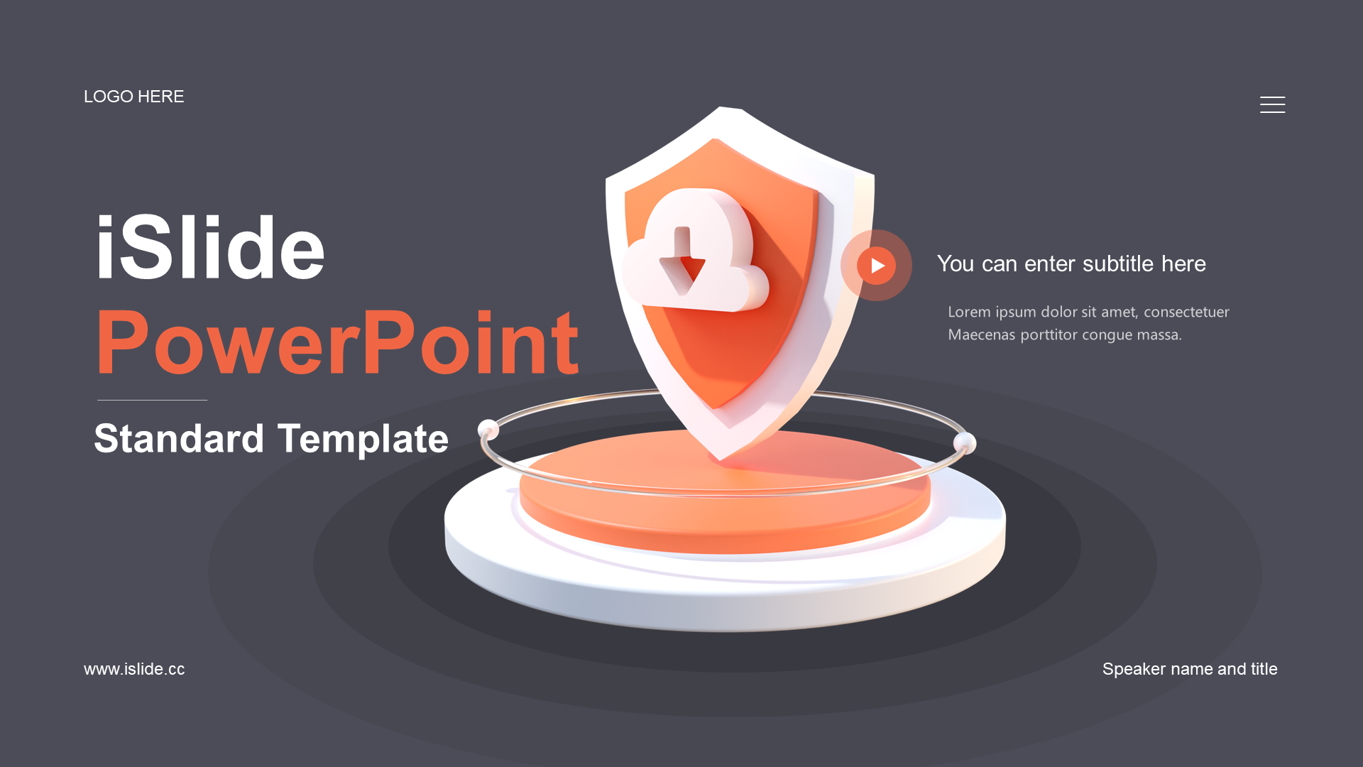 Gray creative IT interconnection work summary PPT theme