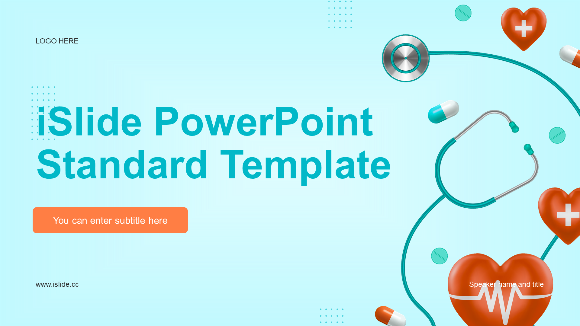 Blue creative simple biomedical training courseware PPT