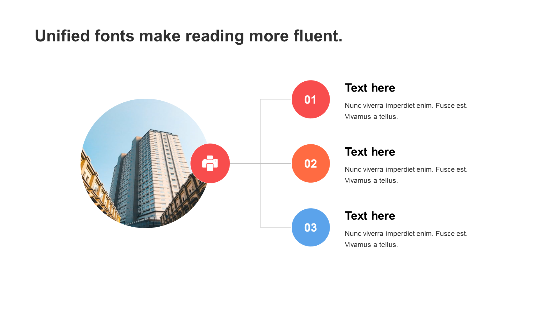 Flat powerpoint hierarchy