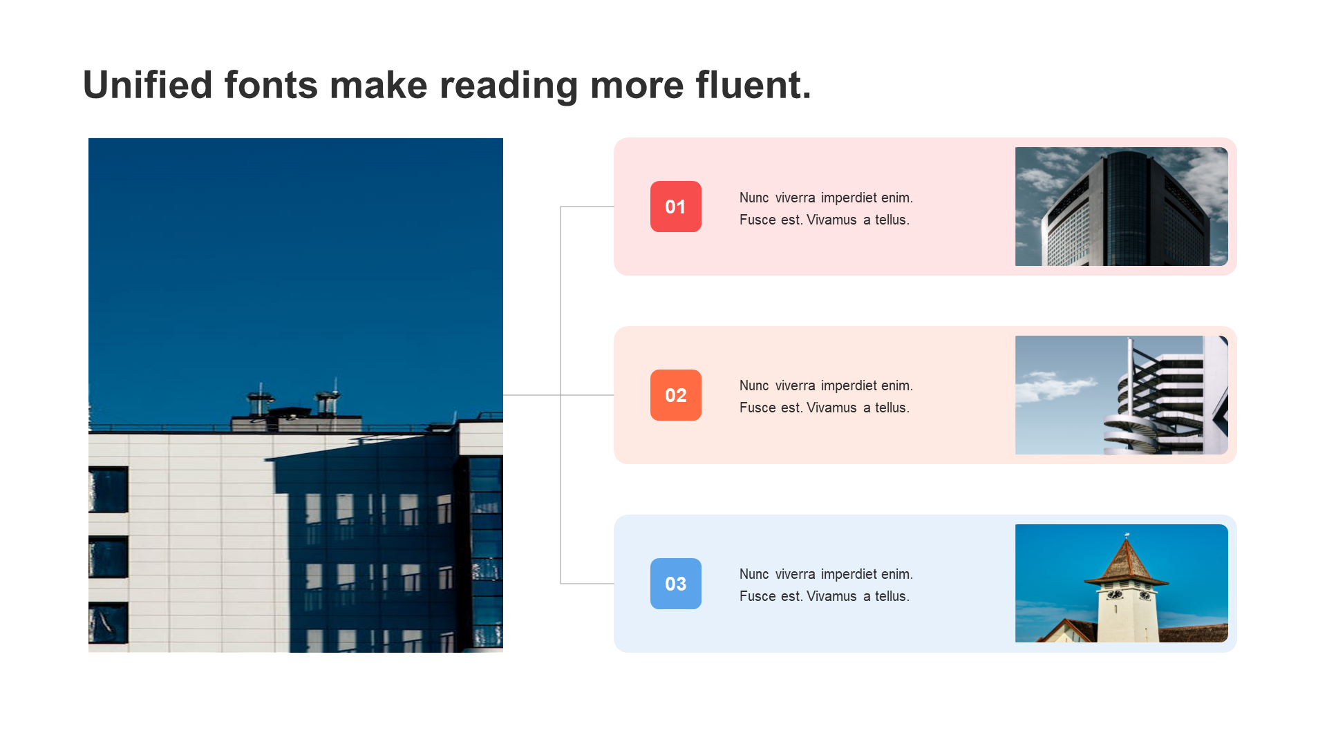 Flat powerpoint hierarchy