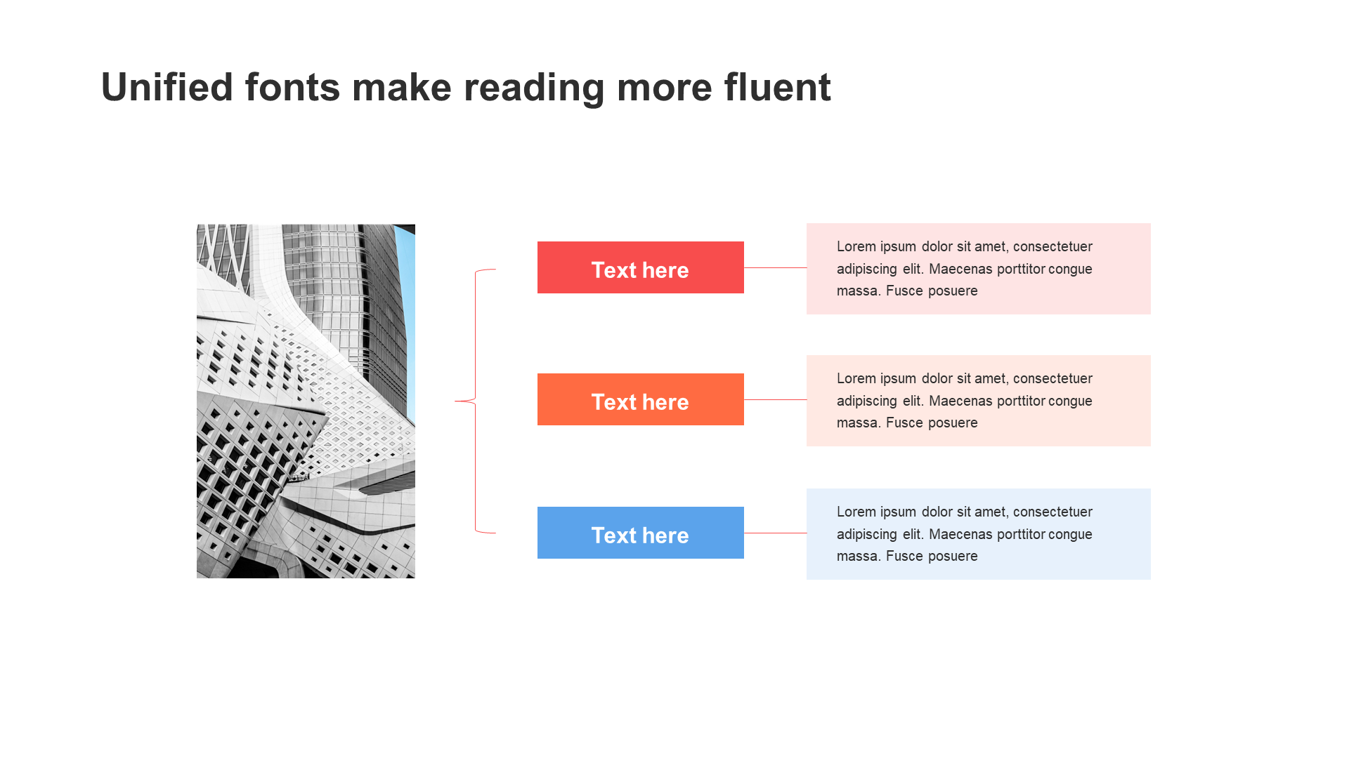 Flat powerpoint hierarchy