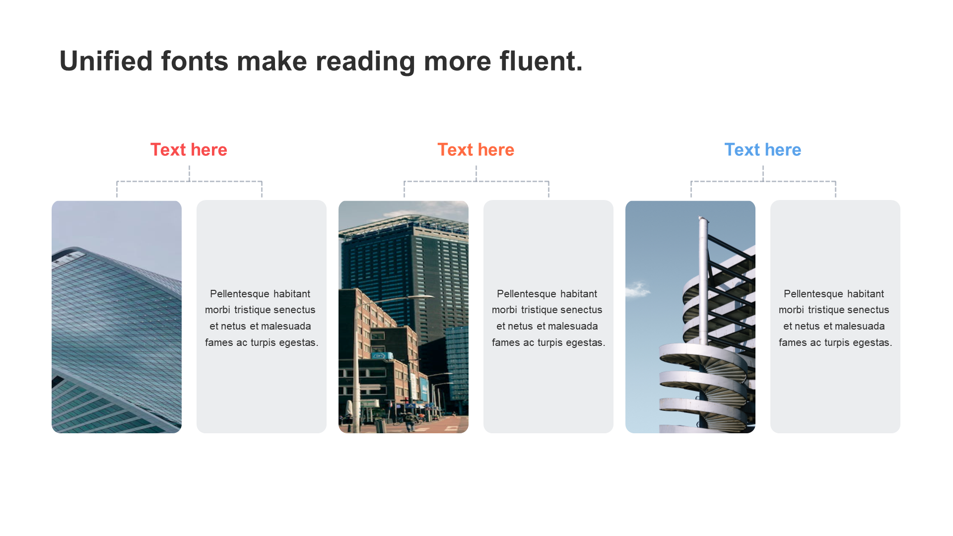 Flat powerpoint hierarchy