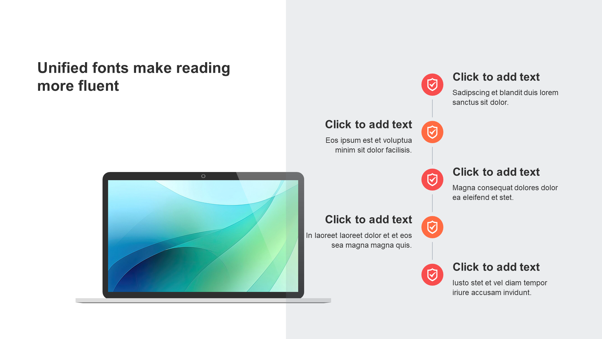 Multi-color round flat 5 PPT process