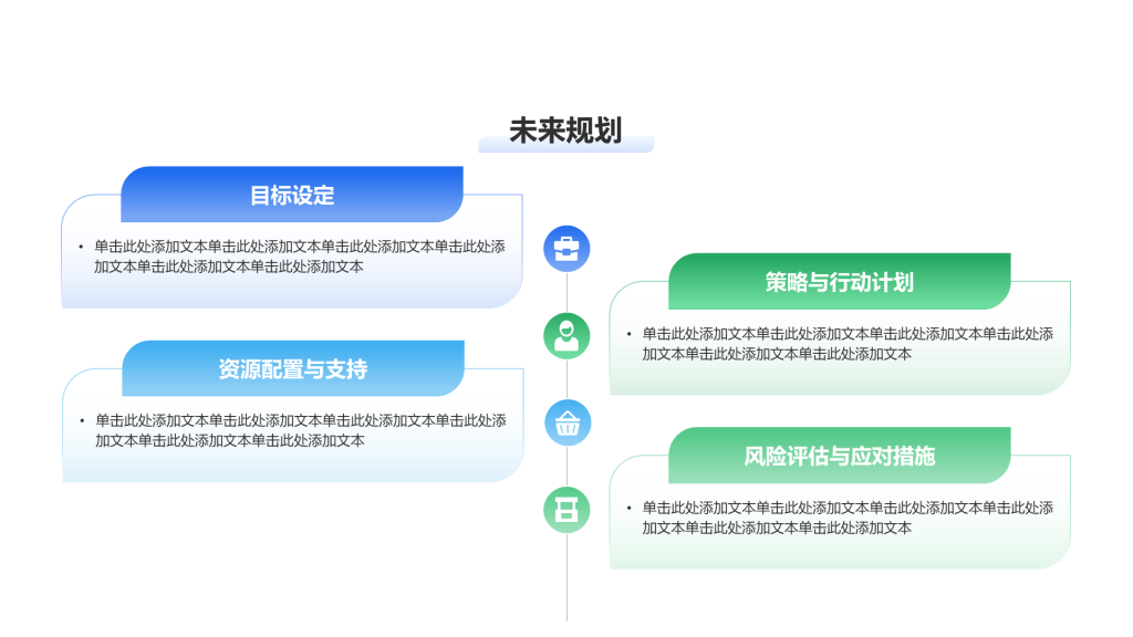 创意风年终总结未来规划PPT流程