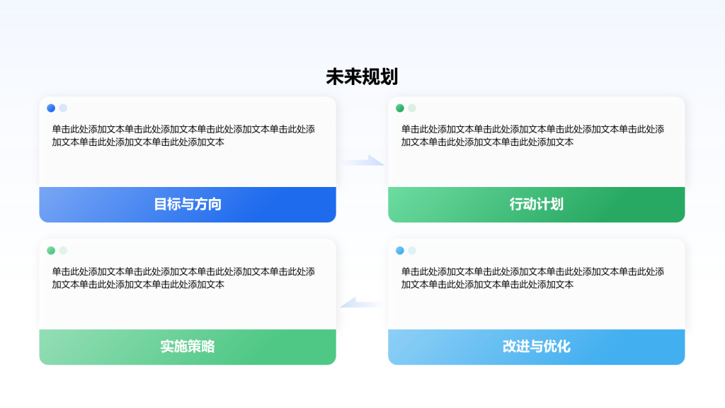 创意风年终总结未来规划PPT列表