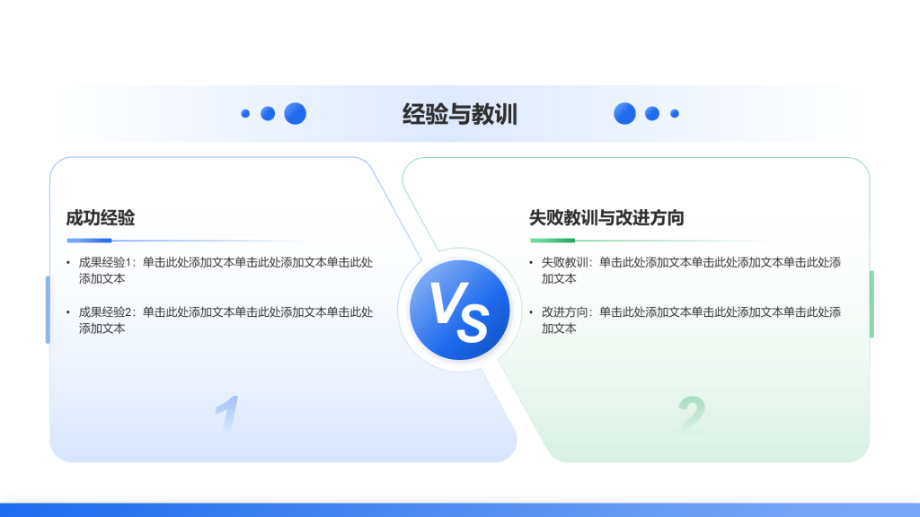 创意风年终总结经验与教训PPT列表