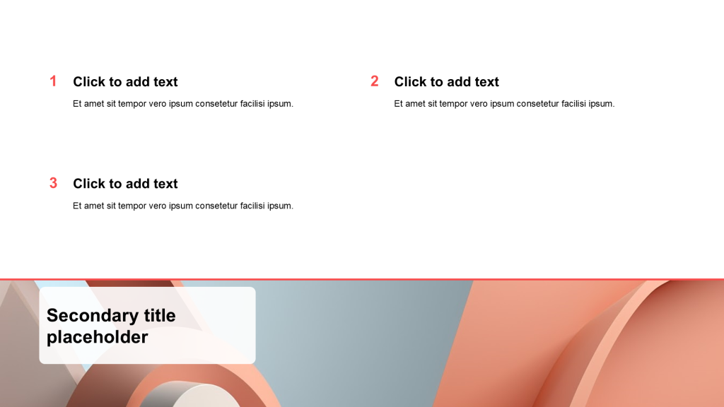Simple and flat with image list