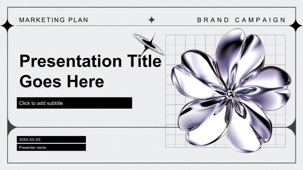 Brand Activity Marketing Plan PPT Theme