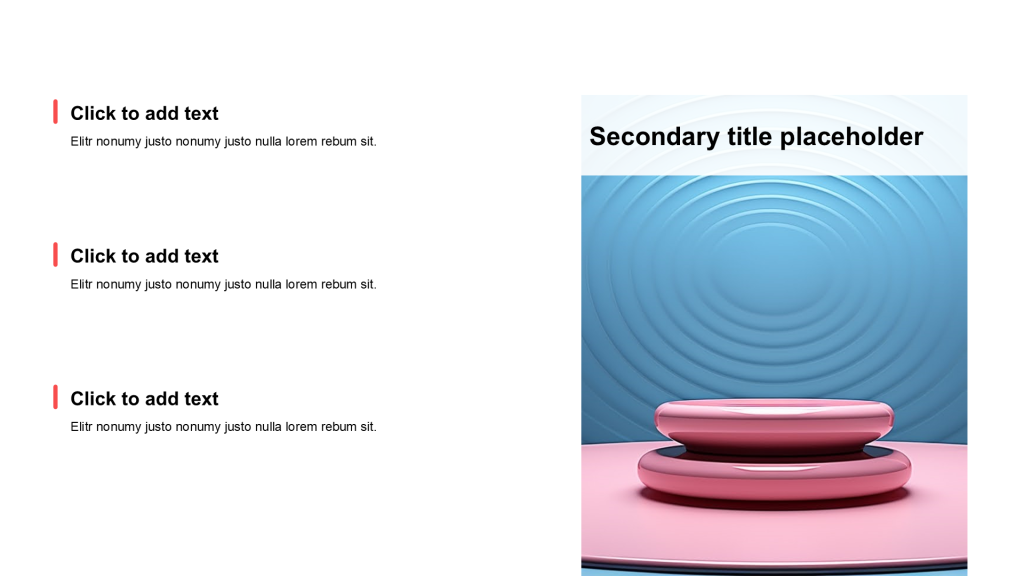 Simple and flat with image list