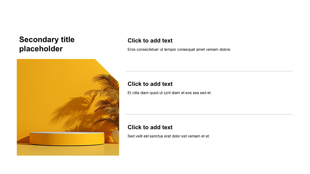Simple and flat with image list