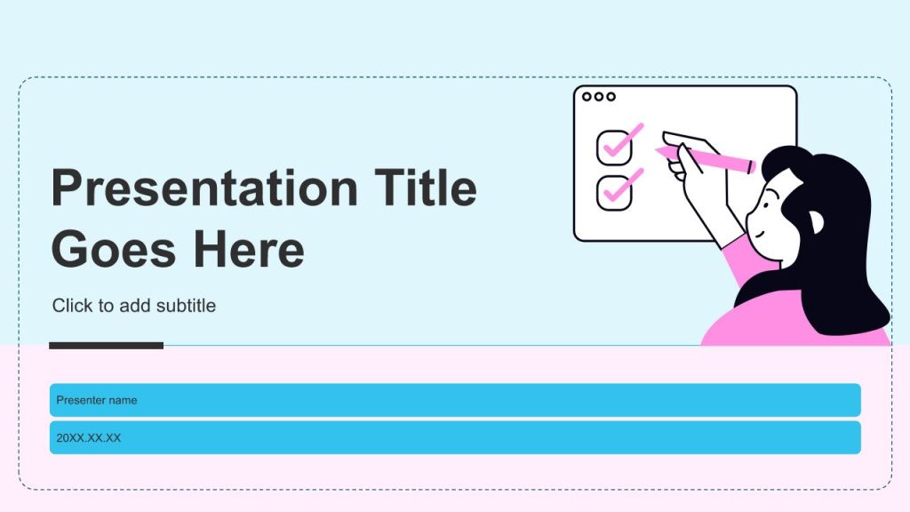 Blue Illustration Style Team Leader Job Report PPT