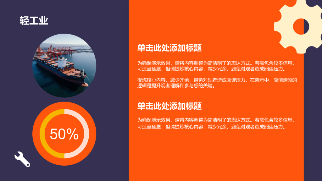 创意风工业PPT列表
