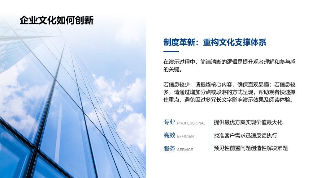 创意风企业文化PPT列表