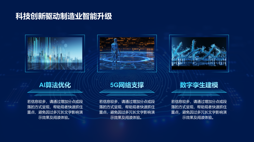 创意风科技创新PPT列表