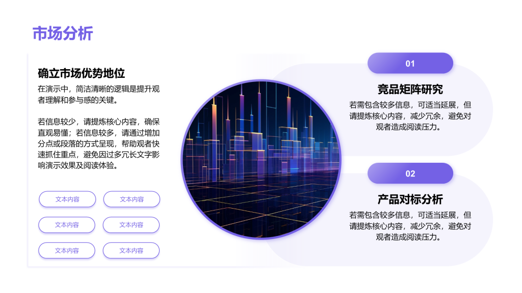 创意风市场分析PPT列表