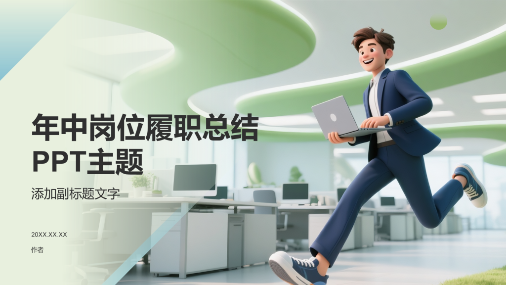 年中岗位履职总结PPT主题
