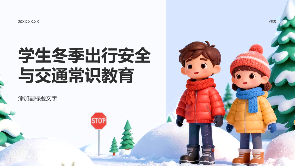 学生冬季出行安全与交通常识教育