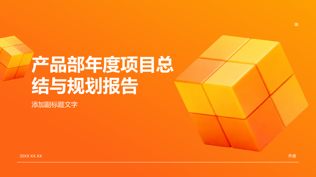 产品部年度项目总结与规划报告
