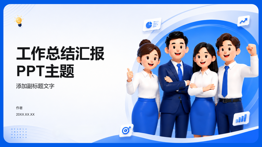 工作总结汇报PPT主题