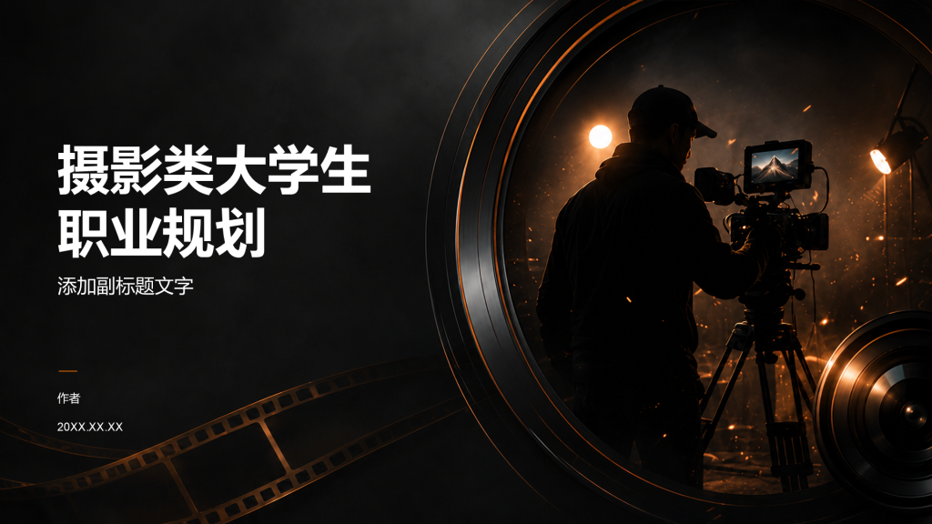 摄影类大学生职业规划