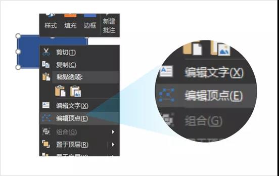 PPT制作设计中怎样巧用【编辑顶点】