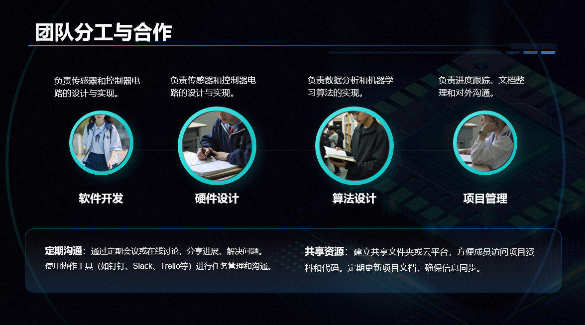 蓝色科技风电子信息工程专业开题答辩PPT