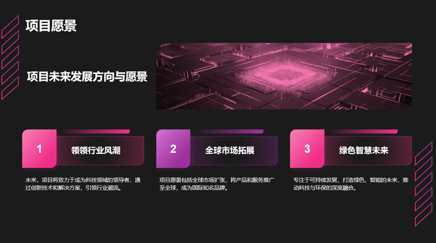 棕色科技风科技风商业计划书创业路演PPT模板